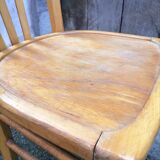 Vintage wooden bistro chair