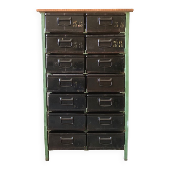 Old trade furniture workshop cabinet