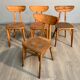Lot of 4 chairs Edith vintage bistro