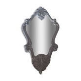 Petit miroir baroque patiné