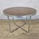 Vintage coffee table - My Home Bas van Pelt (chrome and wood) 1930s