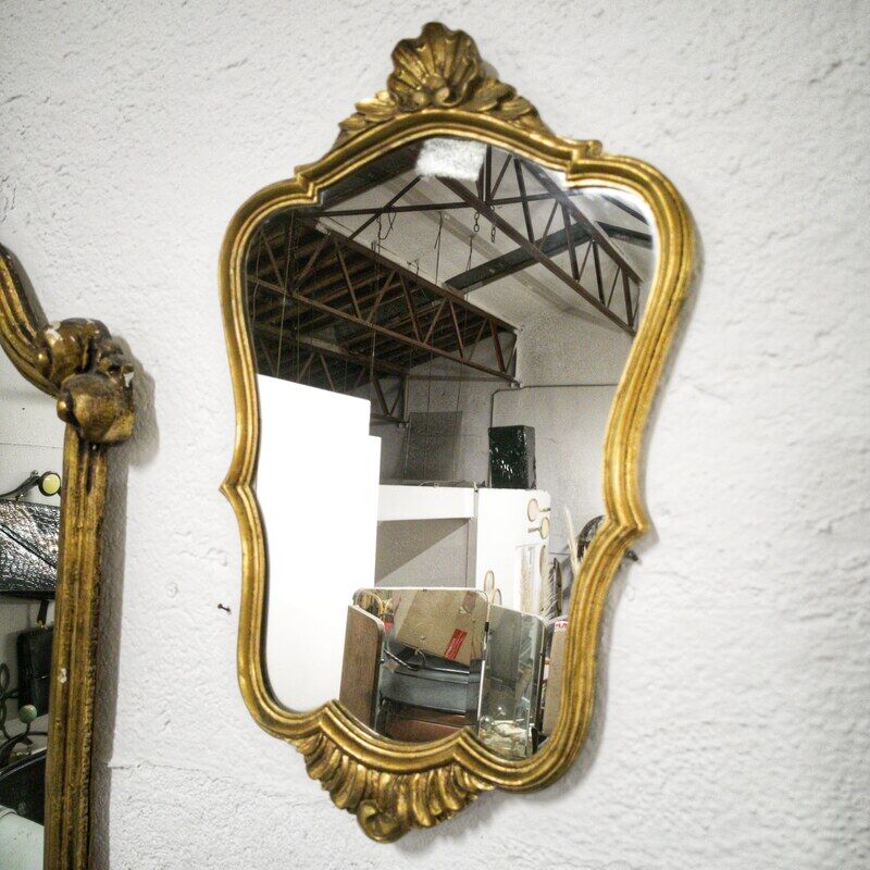 Baroque gilded mirror 53x35cm