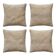 Lot de 4 housses de coussin kilim vintage 61x61 cm