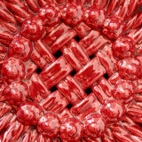 Fruit dish in majolica Cerenne Vallauris