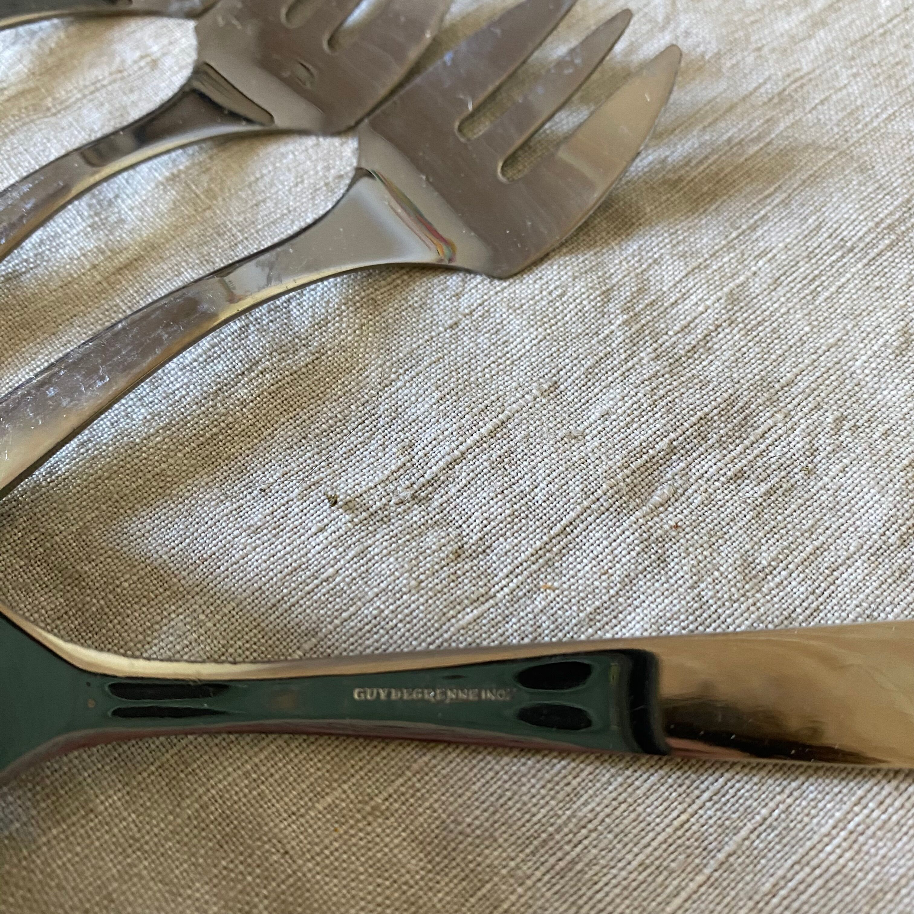 Guy Degrenne Stainless Steel oyster forks