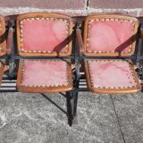 4 seater cinema bench