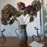 Large glazed stoneware pitcher by J.C. Courjault Kéraluc