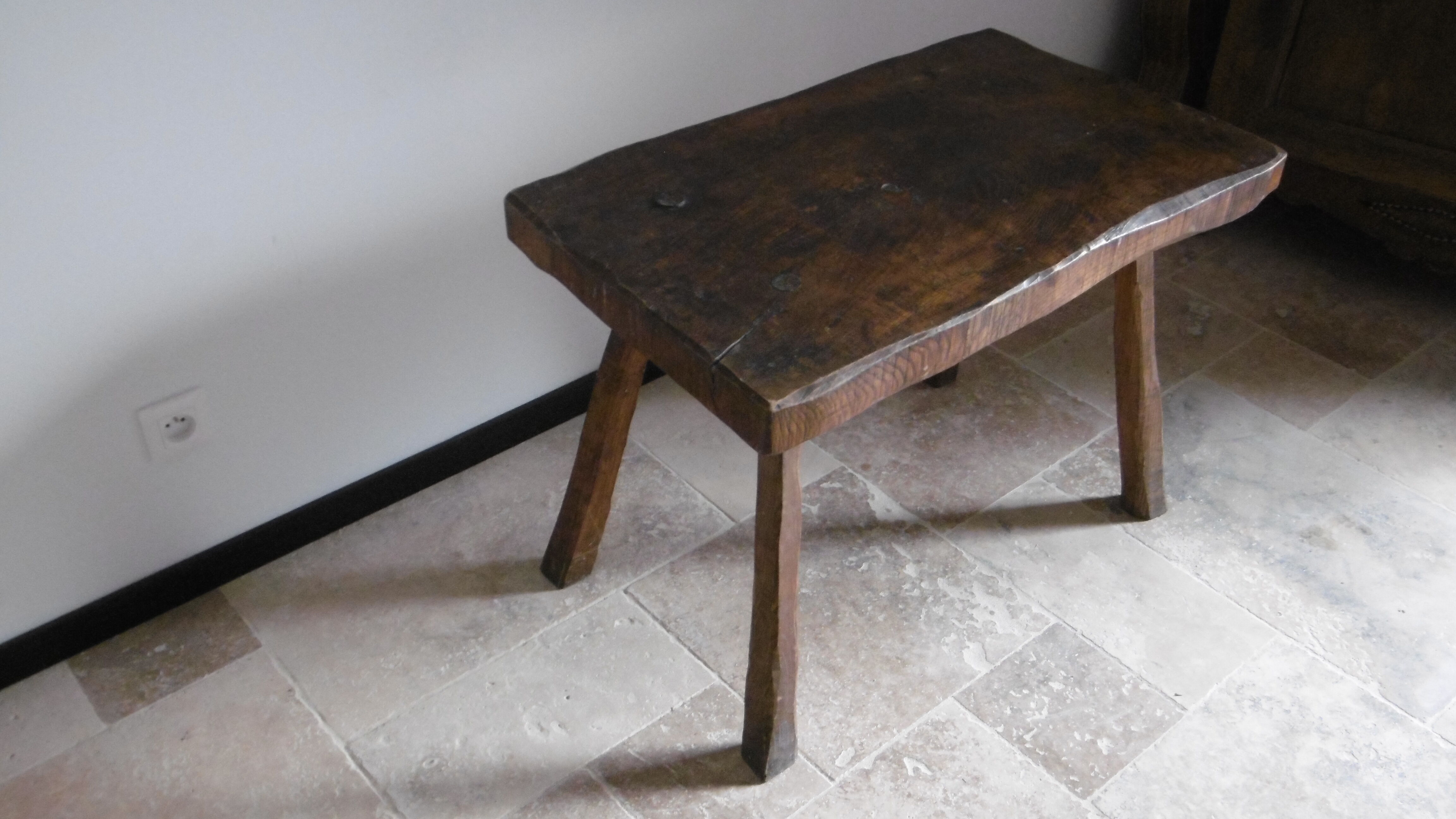 Elm wood rustic coffee table