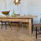 Former large farm table bistro bar café restaurant 290 cm solid wood