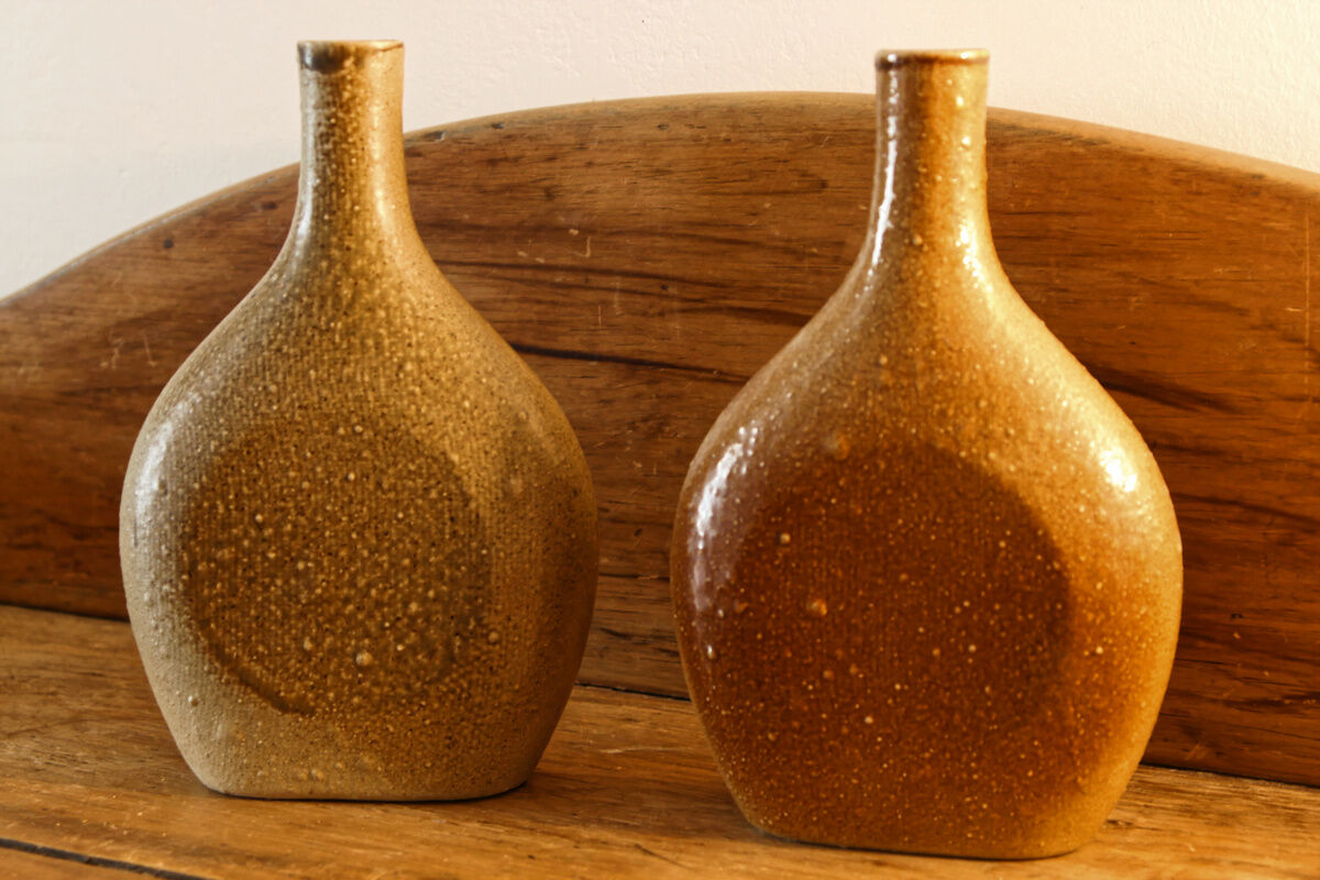 Paire de vases gourde Marie Galante