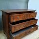 Chest of drawers in solid chene of the eighteenth sawcum