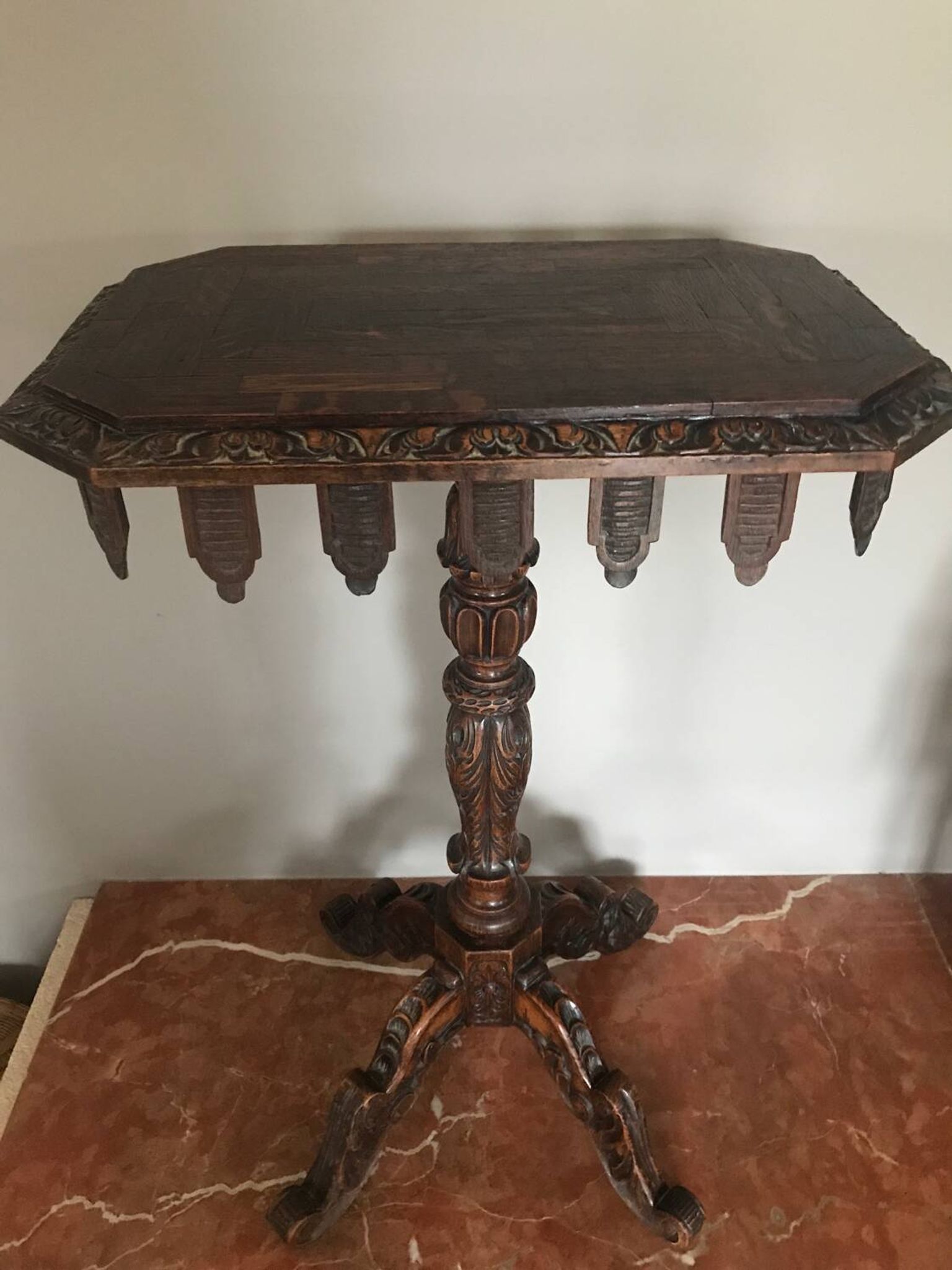 Very beautiful neo-Gothic bench