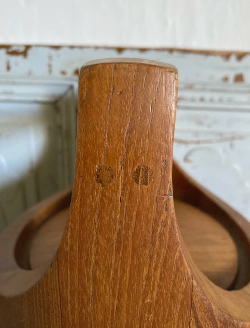 Jens Quistgaard, teak ice bucket from the 1960s.