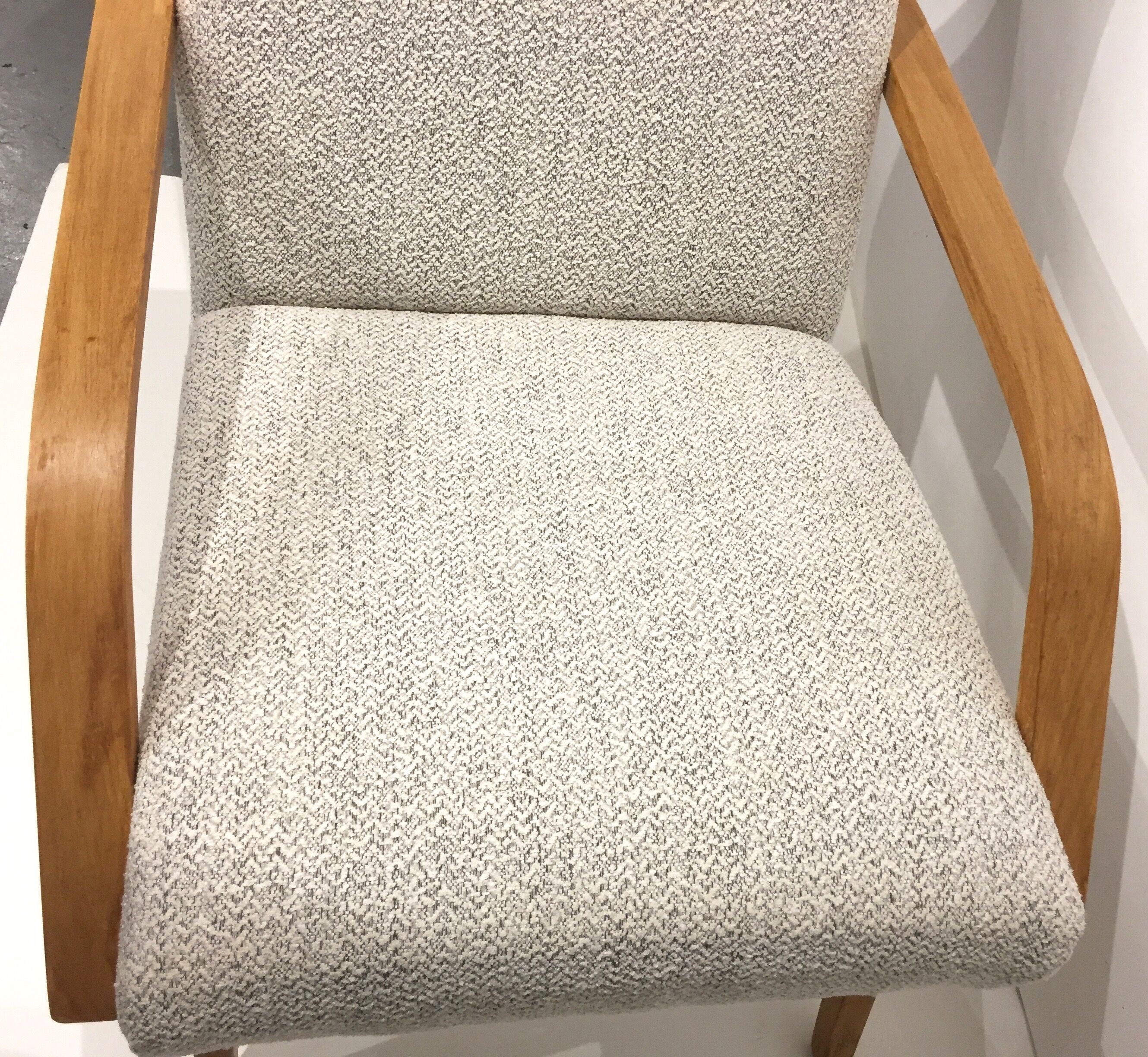 60s armchair reupholstered
