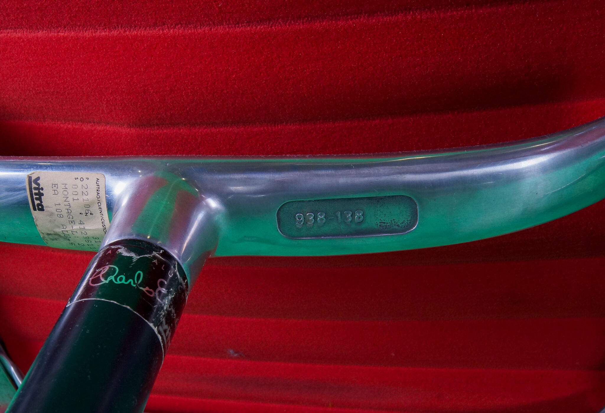 Set of 8 chairs model EA108 & EA107 by Charles and Ray Eales Vitra edition