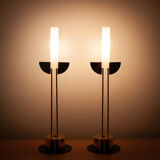 Postmodern table lamps italy 1980s