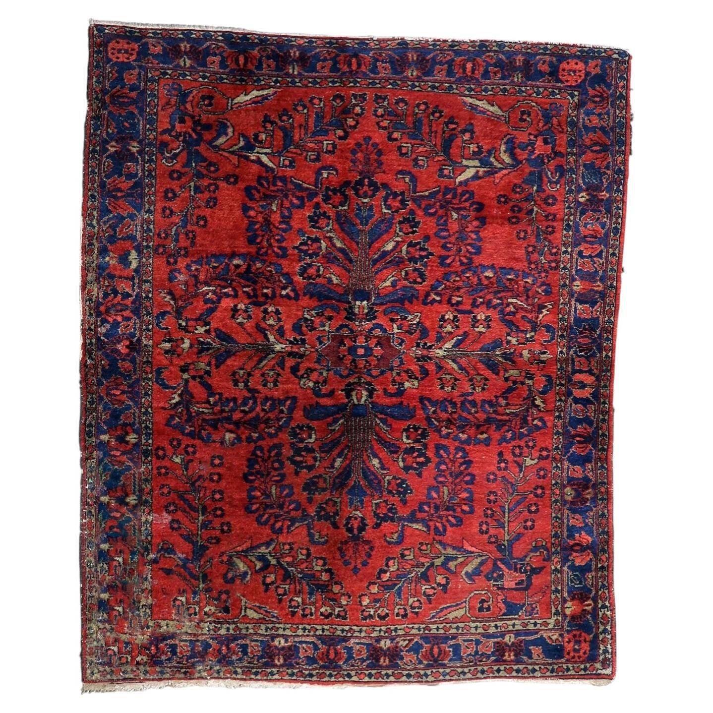 Antique Persian Lilihan handmade rug 173 x 200 cm 1920s - 1C1216