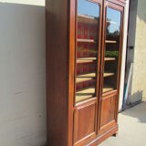 Bookcase old late 19th walnut