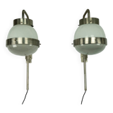 Pair of Delta wall lamps by Sergio Mazza for Artemide. Italy 1960sPair of D