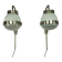 Pair of Delta wall lamps by Sergio Mazza for Artemide. Italy 1960sPair of D