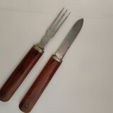 2 couverts anciens de voyage