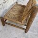 Wooden and rope bench from the 1950s,  Vibo