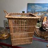 Large vintage wicker basket.