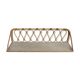 Rattan wall shelf