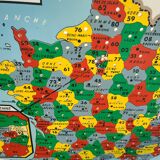 Vintage educational game: France's departments codification Mob