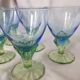 Set de 6 grands verres à eau Bormioli Rocco Bahia bleu vert