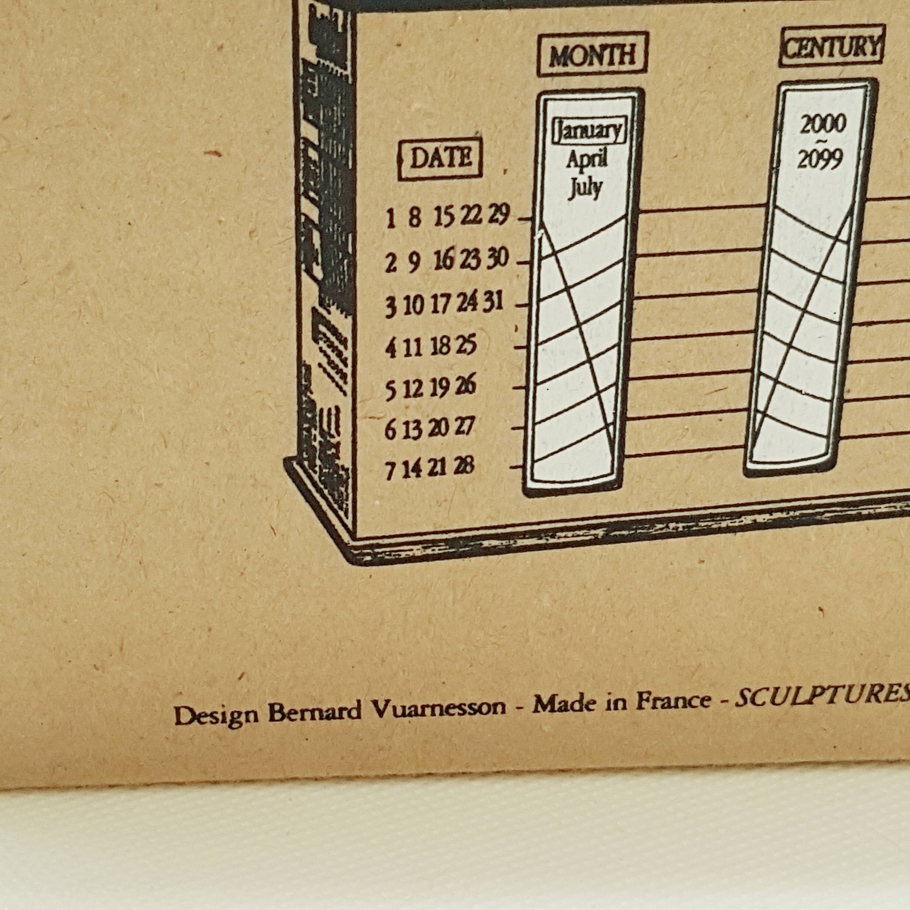 Calendrier perpétuel, Bernard Vuarnesson