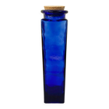 Bocal XXL en verre bleu cobalt