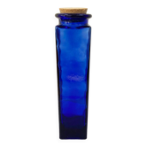 XXL jar in cobalt blue glass