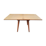 Vintage table with compass feet