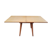 Vintage table with compass feet