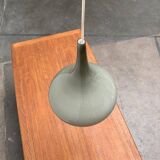 Mid-century Danish glass tulip pendant lamp by Nordisk Solar and Holmegaard, 1960s.