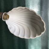 Golden vintage shell lamp