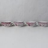 6 cups Digoin Sarreguemines