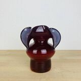 Donkey Vase by Czeslaw Zuber, blown glass, 1970