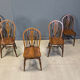 Set of 5 vintage Ercol dining chairs, 1950s