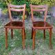 Paire de chaises bistrot Baumann n°56