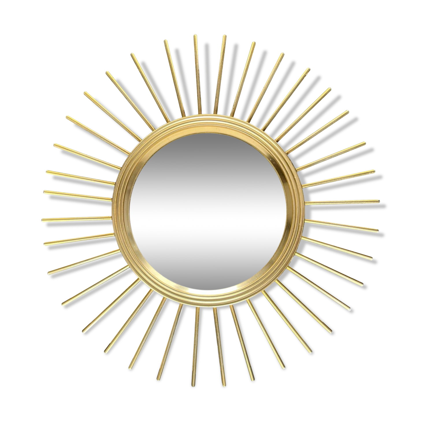 Sun mirror witch's eye brass