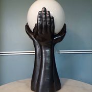 1950s ceramic three-hand lamp