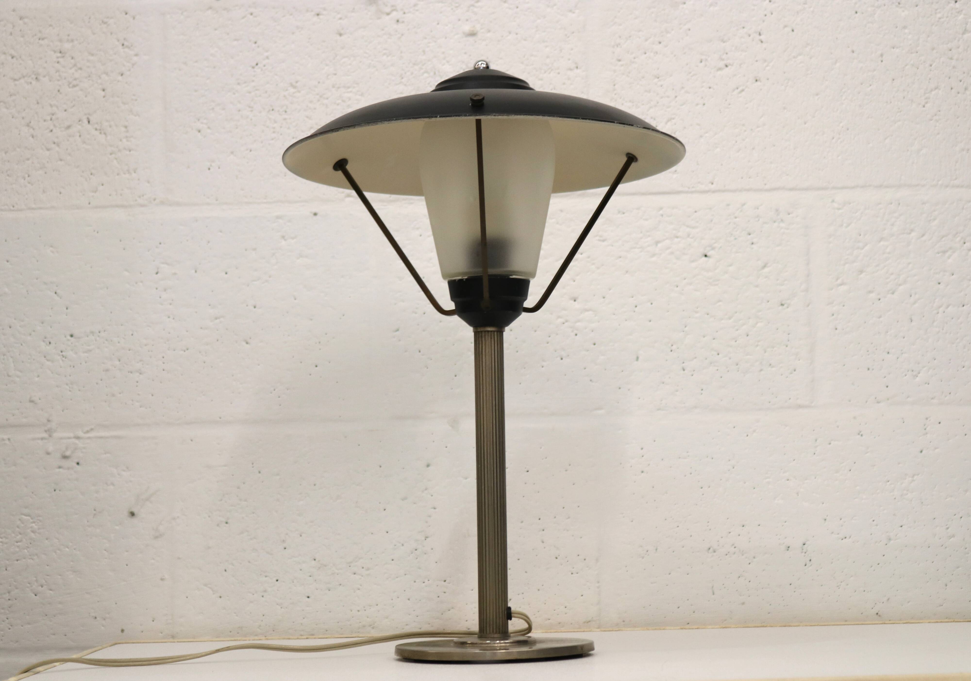 A striking modernist table lamp dating from the 1950s.