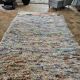 Berber Boujaad rug in rustic wool, 250 x 185 cm, light vintage.