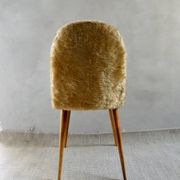 1960s golden furry chair