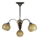 Chandelier suspension does marble glass 50s