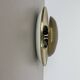 Large 30cm Brass Italian Stilnovo Style Theatre Wall Ceiling Light, Italy 1950s