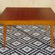 Extendable table, compass legs