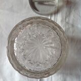 Pot with cut glass lid, 50.00.